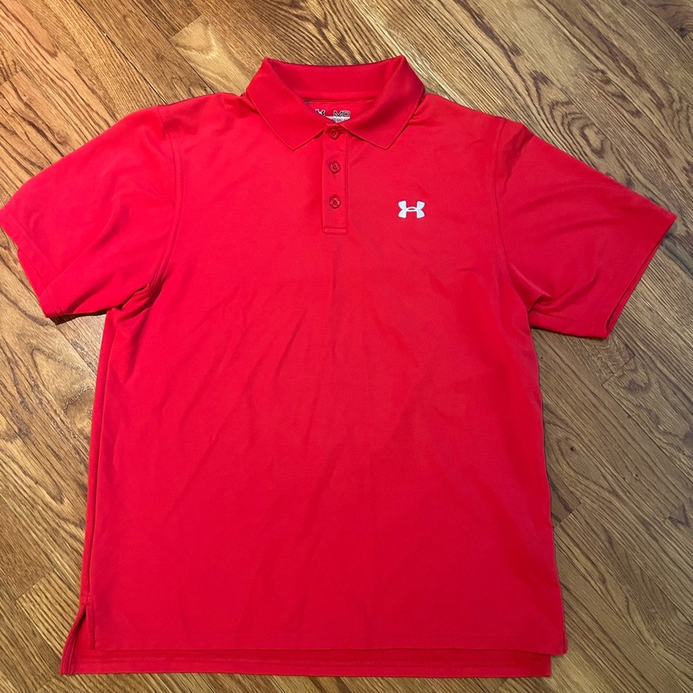 Under Armour Men's Bold Red Polo Shirt